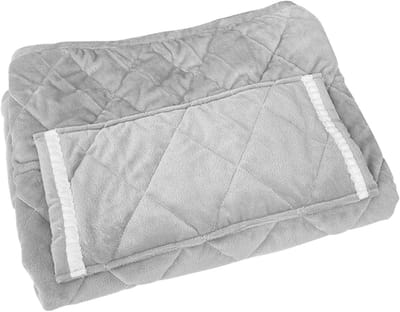 Elektrische Deken - Draagbare Verwarming - Comfort Thuis - Snel Opwarmend - 60 x 80 cm - Grijs