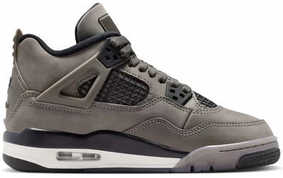 Air Jordan 4 Retro GS Cave Stone Kinder Sneakers Bruin Zwart Maan-Deeltje IB4171-200 38.5 gray