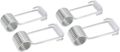 Set van 4 RVS Zelfsluitende Deurhengsels - 2CM Veermechanisme voor Deuren, Sluiting en Accessoires