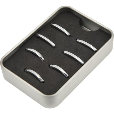7 stuks Raamhefknop Sierstrip Sticker ABS Chroom Zilver Vervanging voor Mercedes Benz A B C E CLA white