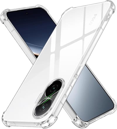 Transparant Hoesje Geschikt voor Xiaomi Poco F7 | Schokbestendig TPU | Back Cover | Dun | Flexibel | Shockproof | Doorzichtig