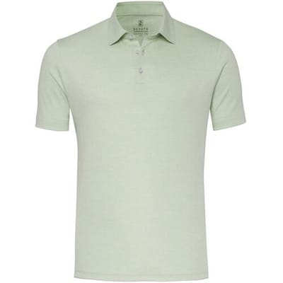 Desoto Polo Essential Uni Color Kent Collar Licht Groen / male