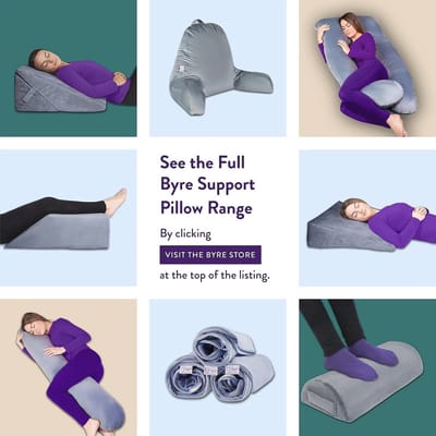 WNHB® 5-in-1 wigkussen bed - verstelbaar steunkussen tegen rugpijn reflux snurken en maagzuur - ergonomisch schuim met wasbare hoes