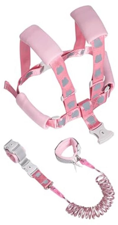 Peuter teugels harnas 3-in-1 met reflectieve veiligheid riem