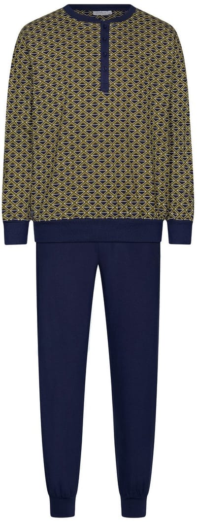 Pastunette - Pyjama - Adventure - Bio Katoen - Groen/Blauw - Maat M