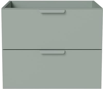 Vente-unique Zwevende onderkast voor wastafel - Amandelgroen - B60 cm - AVORELI