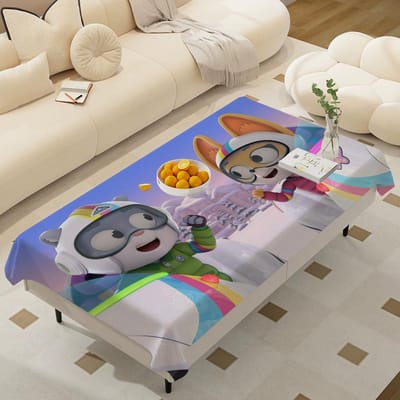 The Creature Cases Waterdicht Rechthoekig Tafelkleed Fiesta Huisdecoratie Eetkamer Decor Herbruikbare Tafelhoes Feestartikelen 90x140cm