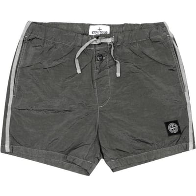 Stone Island Mannen S Zwembroek Eco Nylon Metaal Wapen Logo Patch l1S15b100003 S0 L1S15B100003 S0043 V005G (L)