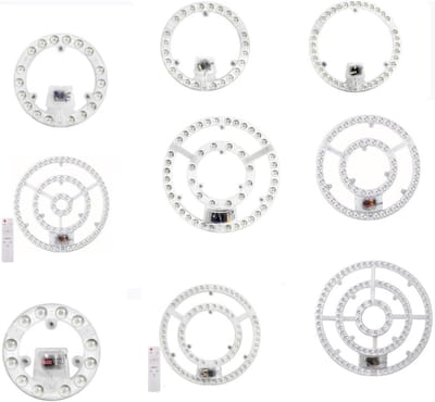 Led Paneel Module - Ronde Verlichting - Plafondvervanging - Magneetfixatie Installatie - 32cm Diameter - Driekleurig