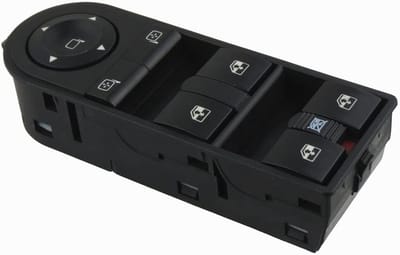 Elektrische Raambediening - Ruitenschakelaar - Auto Onderhoud - Eenvoudige Installatie - 1 Stuk - Zwart