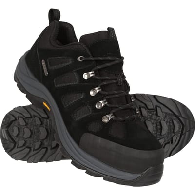 Mountain Warehouse Heren Vertex Extreme Vibram Wandelschoenen (Jet Zwart)