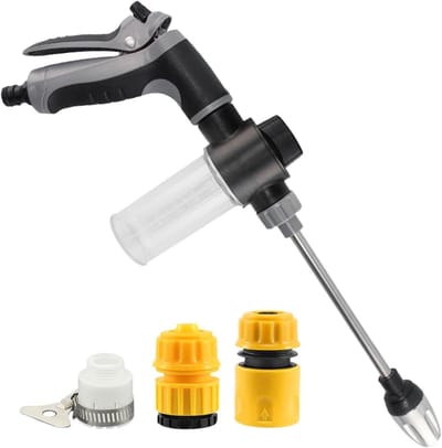 Hogedrukreiniger - Schoonmaakspuit - Auto Wassen - Draadloos - 16x5.5 inch - Zwart