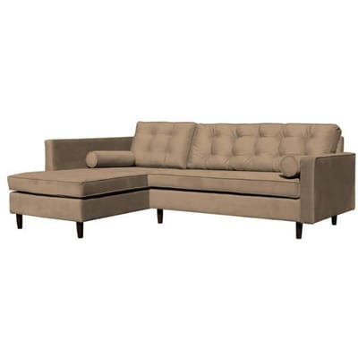 Hoekbank Vancouver links velvet | Ropez