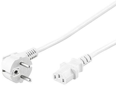 Netsnoer 230V 0,5m Geaard C13 Stroomkabel