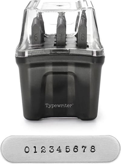 Slagcijfers Typewriter, Premium 3 mm