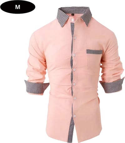 Bovista Overhemd Heren - Volwassenen - Lange Mouwen - Strijkvrij - Lange Mouw - Roze - Maat M