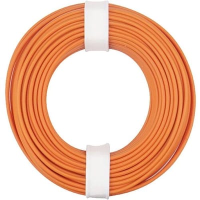 Donau Elektronik 150-017 Draad 1 x 0.50 mm² Oranje 10 m