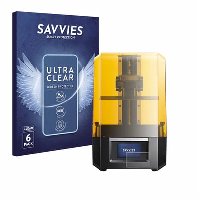 Savvies - Screenprotector voor Anycubic Photon Mono M5s - Folie Beschermfolie transparant 6 Stuks
