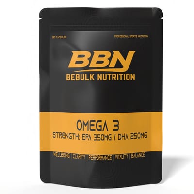 Omega 3 Strength EPA 350mg / DHA 250mg – BeBulk Nutrition