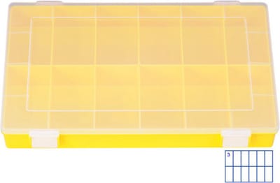 Hünersdorff Assortimentsdoos (l x b x h) 335 x 225 x 55 mm Aantal vakken: 12 Vaste onderverdeling 1 stuk(s)