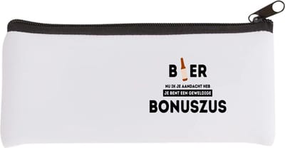 Akyol - bier, nu ik je aandacht heb je bent een geweldige bonuszus Etui - Zus - de beste zus - verjaardagscadeau - verjaardag - cadeau - cadeautje voor zus - zus artikelen - kado - geschenk - gift - 20 bij 9 cm