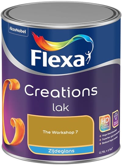 Flexa - Creations Lak Zijdeglans - The Workshop 7 - Mengverf - 750 Ml