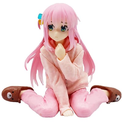 Anime Bocchi The Rock Coreful 10cm PVC Poppetje Gotoh Hitori Loungewear Model Speelgoed Cadeau Actiefiguur white