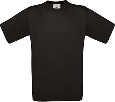 B&C Exact 150 Kids CG149 - Black - 7/8 Y (7/8 ans)
