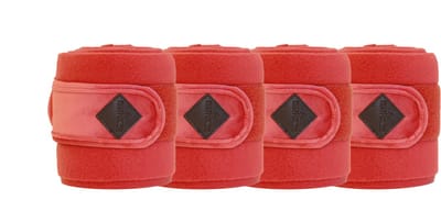 Kentucky Horsewear - Polar Fleecedeken Bandages - Velvet - Red