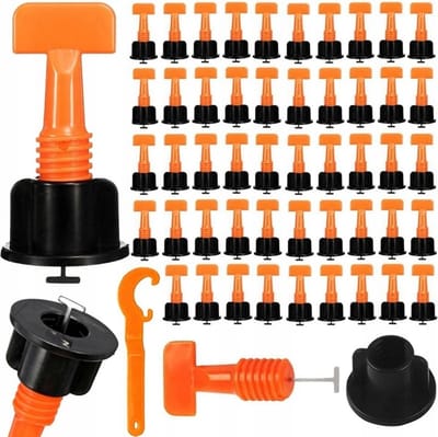 Tegel's levelsysteem 50 stuks met clips en een sleutel