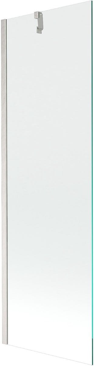 Mexen Next badwand 1-delig 60 x 150 , transparant, geborsteld nikkel - 895-060-000-00-00-97