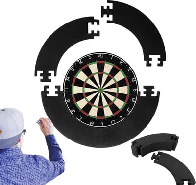 Dartbord Surround voor Wandbescherming - 4-delige Beschermring voor Dartborden