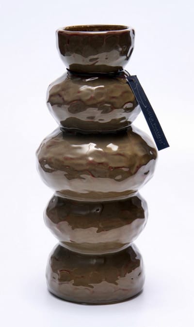 Vaas - Villa Pottery - Decoratie - Woondecoratie - Keramiek - Berber 6_2 Chocolate