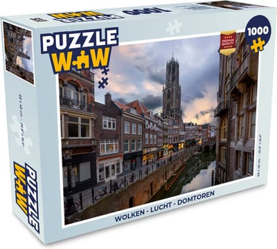 Puzzel Wolken - Lucht - Domtoren - Legpuzzel - Puzzel 1000 stukjes volwassenen