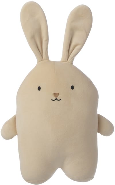 J-Line decoratie Konijn - polyester - beige - small