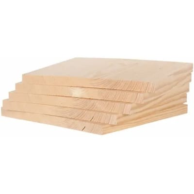 Set van 5 houten breekplanken 30x30x1.5