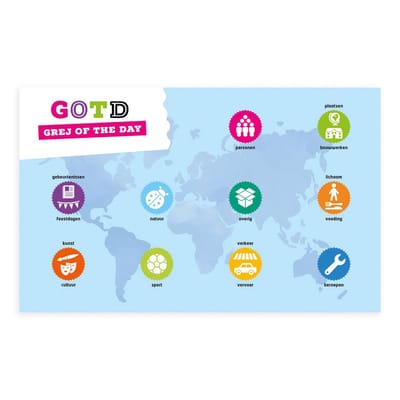 Grej of the day - onderbouwposter