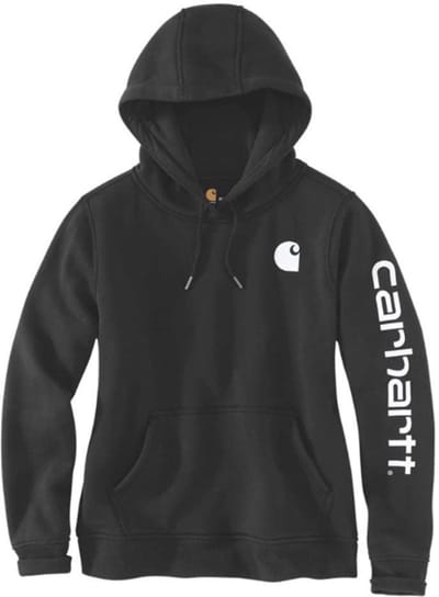 Carhartt Dames-sweatshirt Clarksburg Trui Sweatshirt Zwart