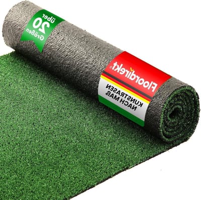 Kunstgras Balkon - Grastapijt Buiten - Balkon Decoratie - UV Bestendig - 1 x 1.5m - Groen