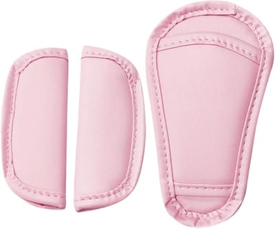 Gordelhoezen Kinderen - Autostoel Kussens - Comfortabel Reizen - Duurzame Demping - 18 x 12.5 cm - Roze