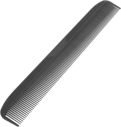 Haarkam Knipkam - Scheidingskam Vlechtkam - Haar Styling - Duurzaam ABS Materiaal - 19.7 x 2.5 cm - Zwart
