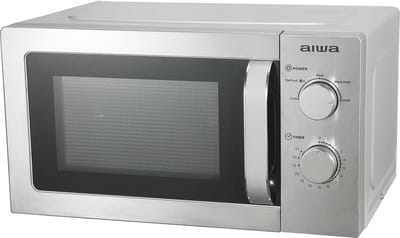 Magnetron 20 Liter met Draaiknop en 700 W Vermogen - Zilver