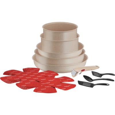 Tefal Ingenio Delight ON - Pannenset - 17-delig - Inductie - Stapelbaar - Afneembare Handgreep - Ruimtebesparend