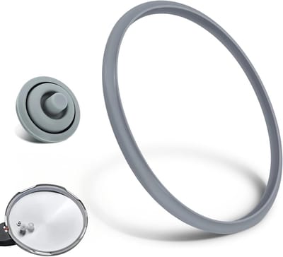 Afdichtingsring 22 cm voor snelkookpannen, rubberen ringen, reserveonderdelen voor 3L/4,5L/6,5L/8,5L, ideaal voor koken met stoom en drukveiligheid