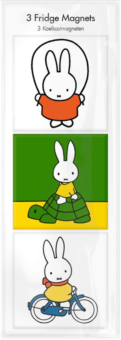 Lanzfeld Nijntje Op Reis - Magneetset van 3 - Koelkastmagneet - Dick Bruna - Softcover