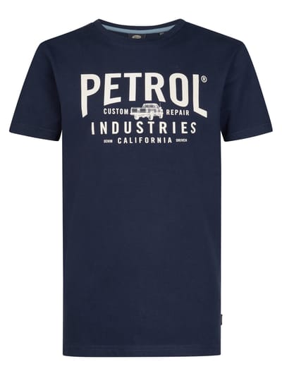 Petrol Industries T-Shirts Jongens 2-Pack - Ronde Hals - Korte Mouwen - Katoen - Met Print - Multipack van 2 stuks - - Maat 104