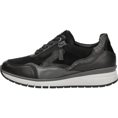 Gabor 306 Sneakers - Leer - Dames - Zwart
