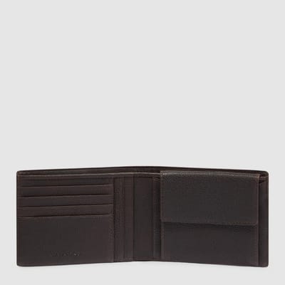 Portemonnee met munthouder Volwassen unisex Piquadro PU257W138R-TM Bruin