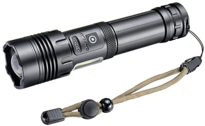 TOVBMUP Zaklamp - Oplaadbare LED-zaklamp - Waterdichte zoombare tactische lamp - 3000 lumen - voor kamperen, hardlopen, wandelen en noodgevallen