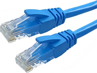 Internetkabel - 5 meter - CAT6 - Netwerkkabel (1000Mbps) - Blauw - UTP kabel - RJ45 - UTP kabel